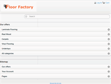 Tablet Screenshot of floorfactory.co.uk